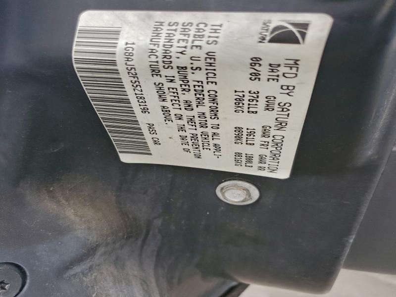 2005 SATURN ION LEVEL #3301835375