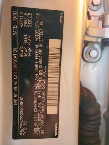 2011 VOLVO S40 T5 #3305285420