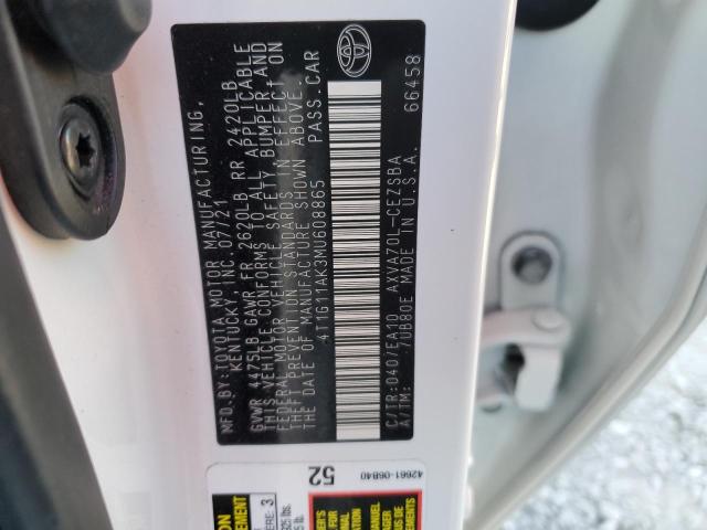 2021 TOYOTA CAMRY SE #3302653013