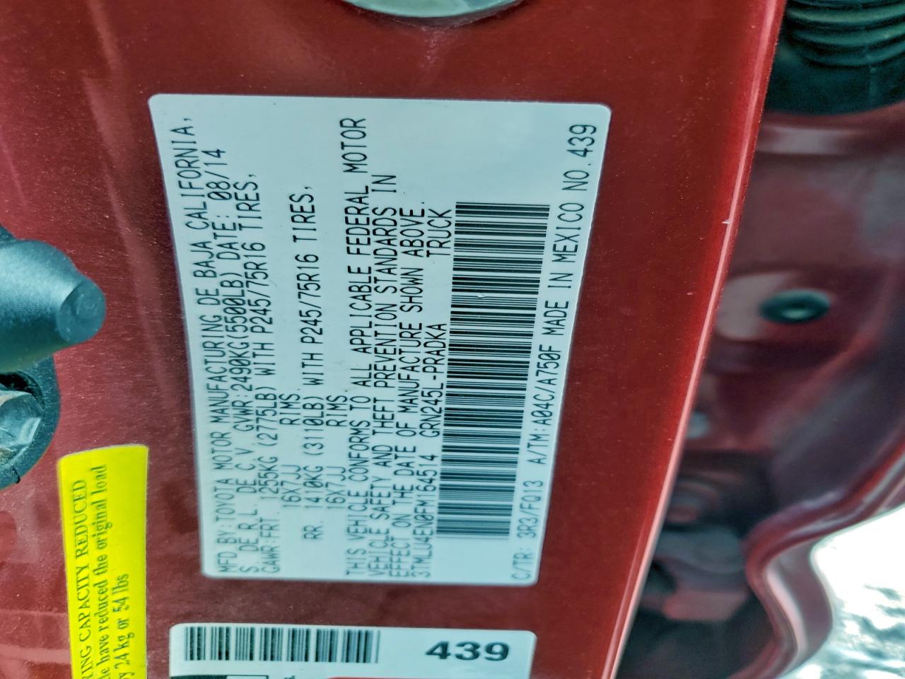 TOYOTA TACOMA DOUBLE CAB