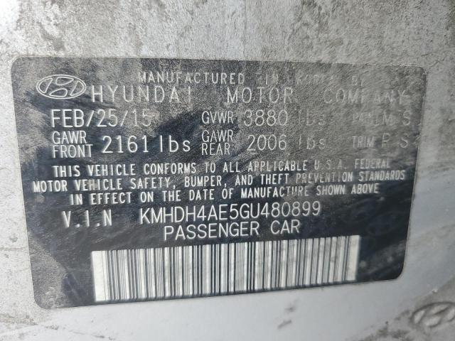 2016 HYUNDAI ELANTRA SE #3293437450