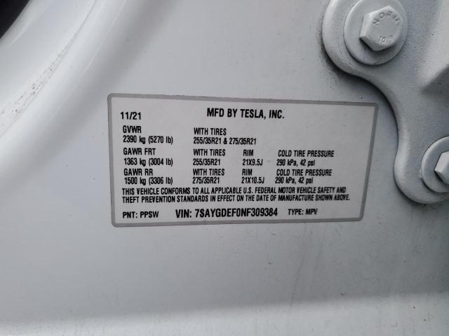 2022 TESLA MODEL Y #3304766960