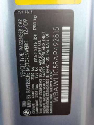 2010 BMW 328 I #3296640045