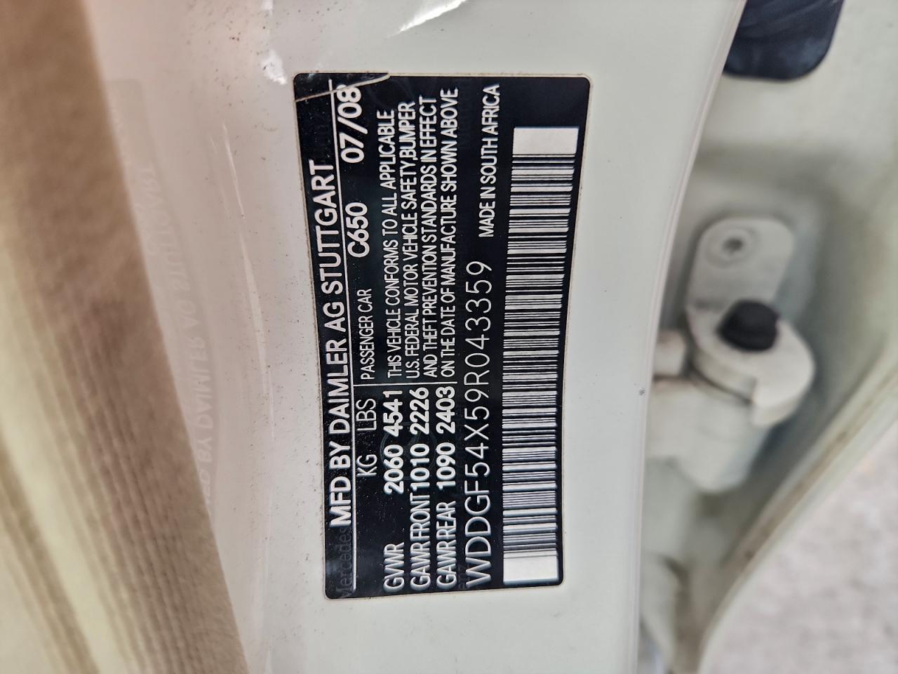 Lot #3297956779 2009 MERCEDES-BENZ C 300