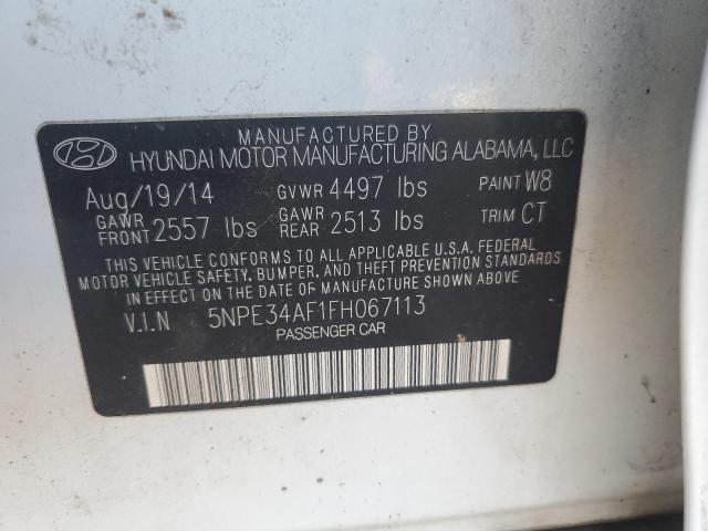 2015 HYUNDAI SONATA SPO #3284600326