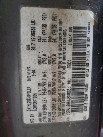 2004 DODGE RAM 1500 S #3284706025