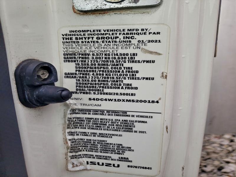 2021 ISUZU NPR HD #3309432991