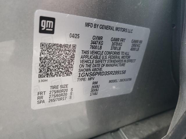 2025 CHEVROLET TAHOE K150 #3304844538