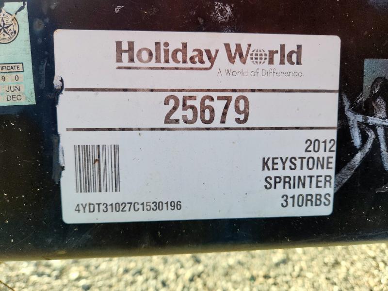 2012 KEYSTONE SPRINGDALE #3296356127