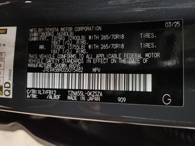 2025 TOYOTA 4RUNNER SR #3304012707
