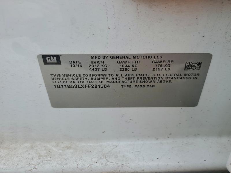 2015 CHEVROLET MALIBU LS #3301885422