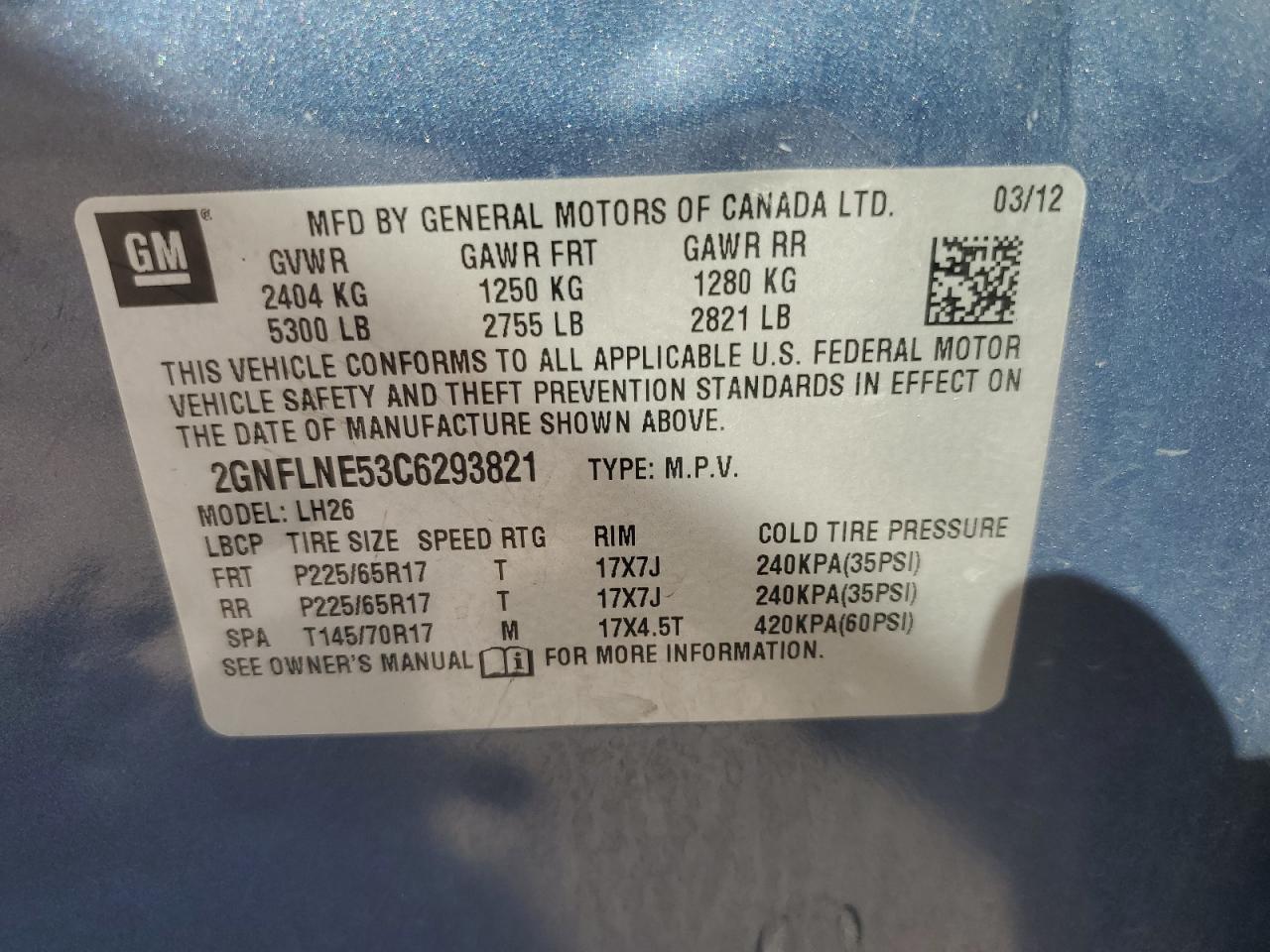 CHEVROLET EQUINOX LT