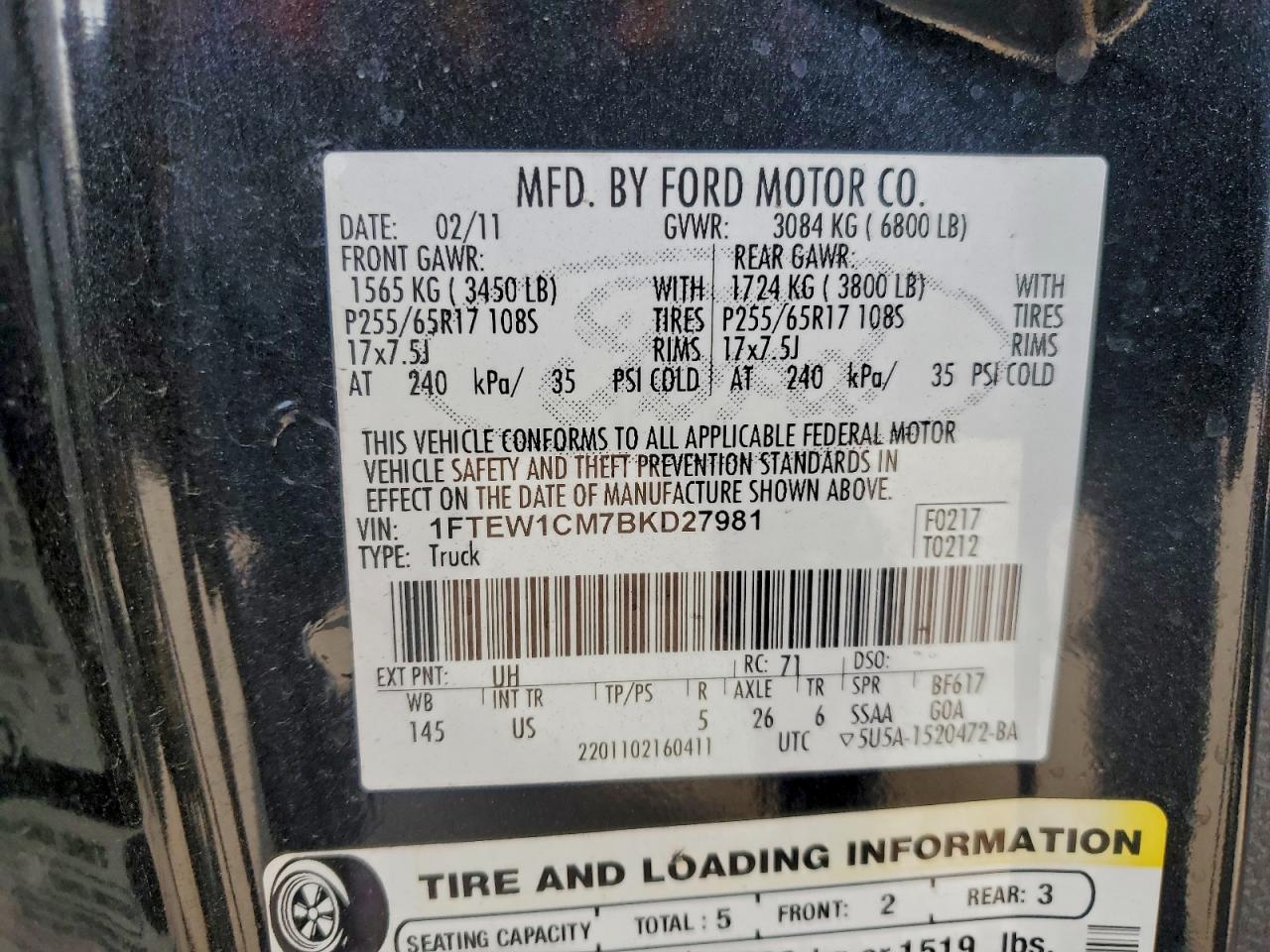 FORD F-150 SUPERCREW