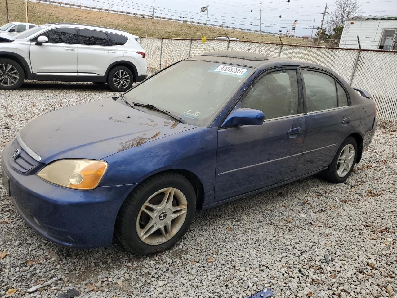 Lot #3287355982 2002 HONDA CIVIC EX