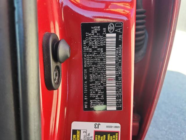 2013 TOYOTA COROLLA BA #3301768335