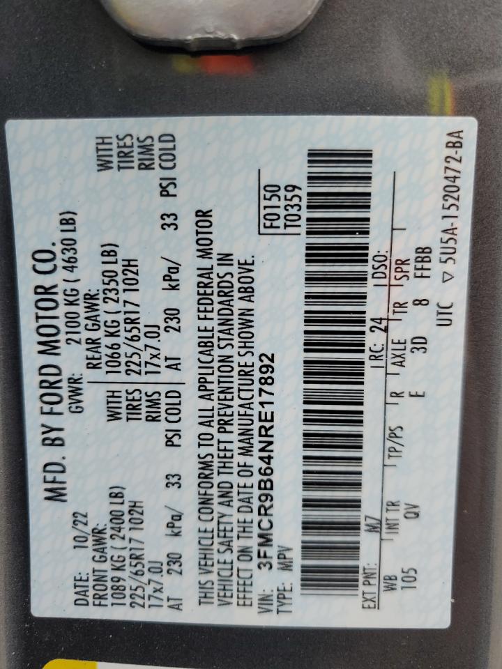 FORD BRONCO SPORT BIG BEND