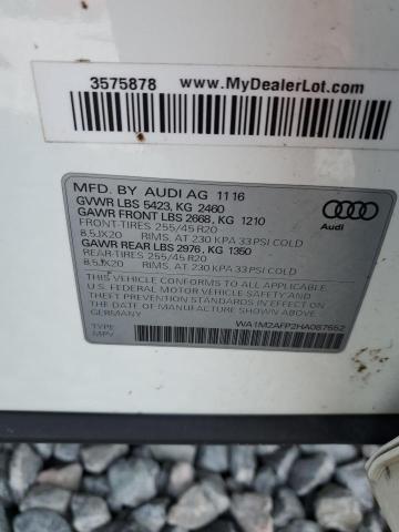 2017 AUDI Q5 PREMIUM - WA1M2AFP2HA087552