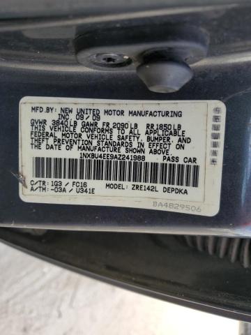 2010 TOYOTA COROLLA BA - 1NXBU4EE9AZ241988