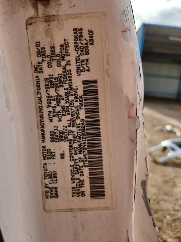 2001 TOYOTA TACOMA XTR #3298254036