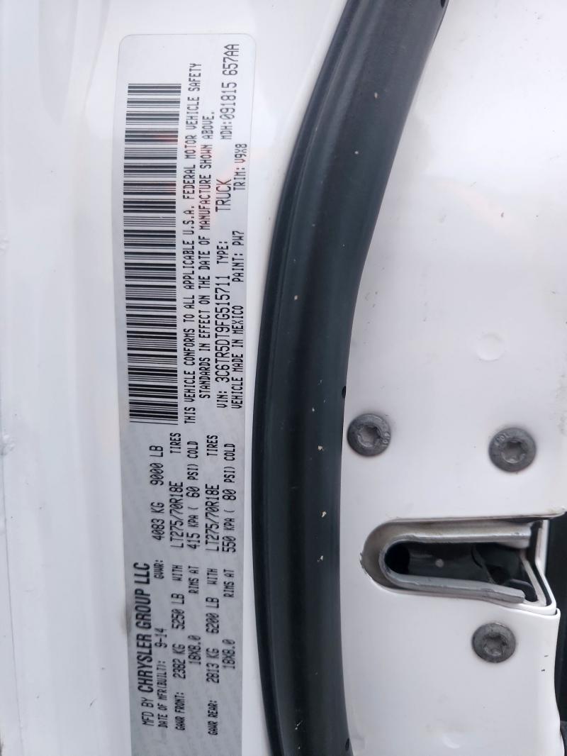 2015 RAM 2500 SLT 3C6TR5DT9FG515711