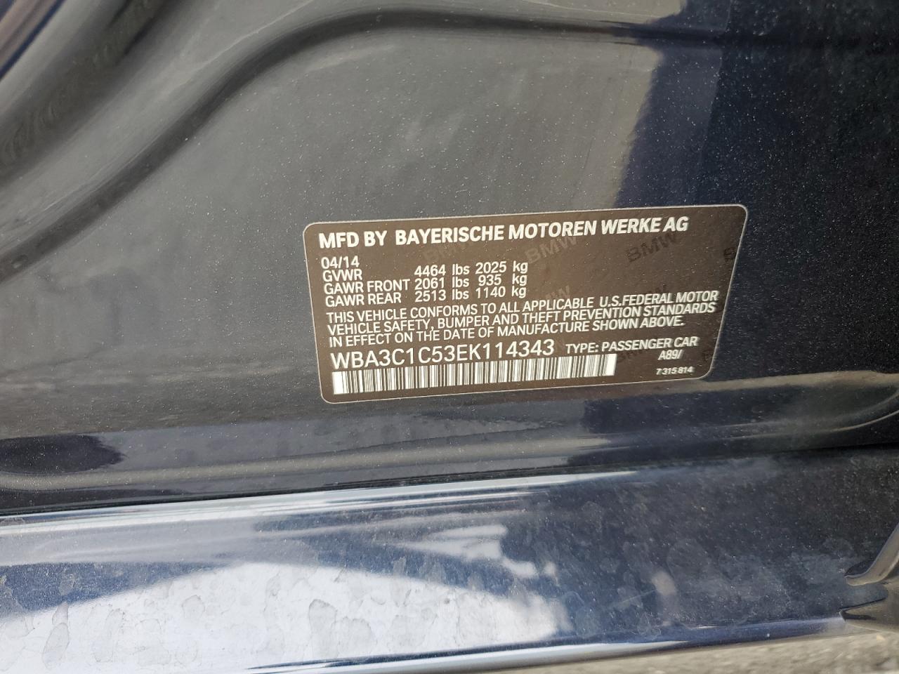 BMW 3 SERIES I SULEV