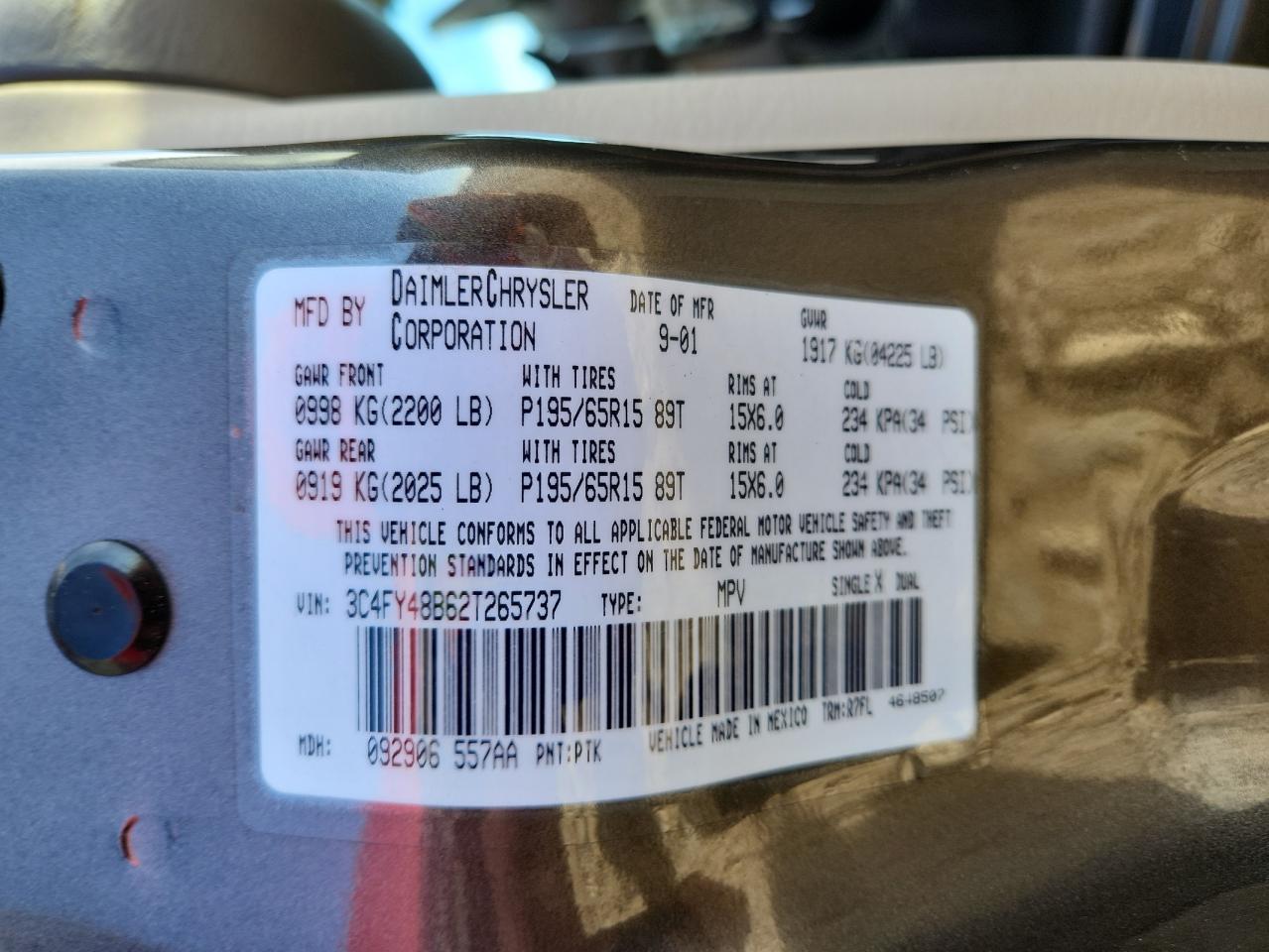 Lot #3285554304 2002 CHRYSLER PT CRUISER