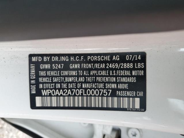 2015 PORSCHE PANAMERA 2 #3290210239