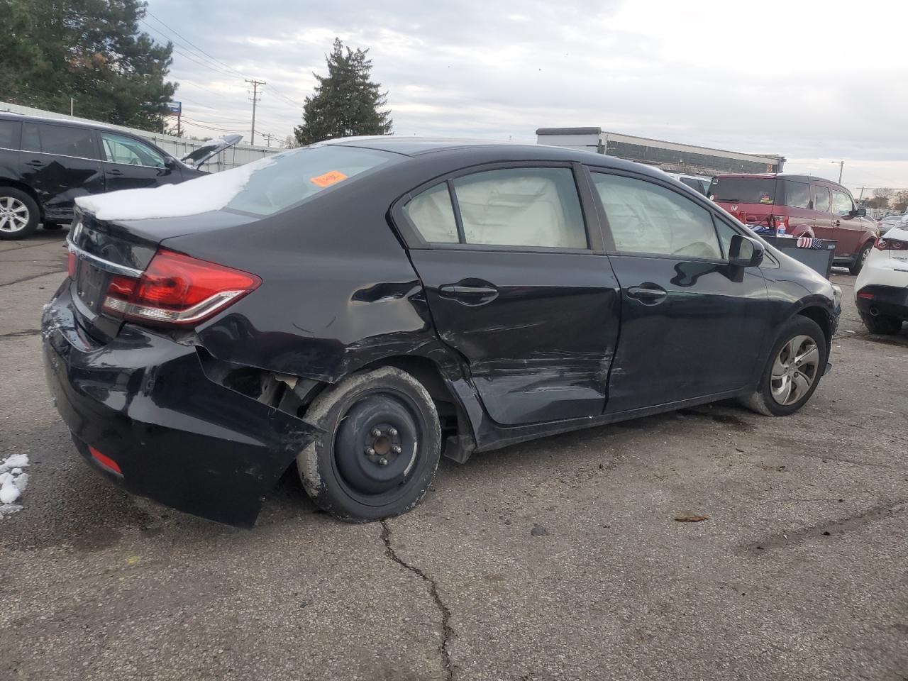 Lot #3315985114 2015 HONDA CIVIC LX