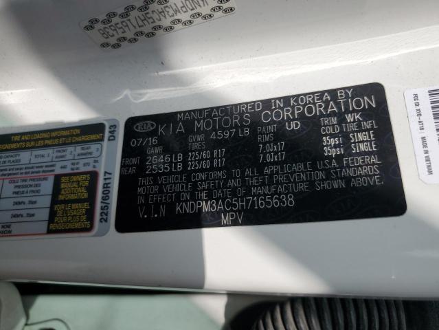 2017 KIA SPORTAGE L - KNDPM3AC5H7165638