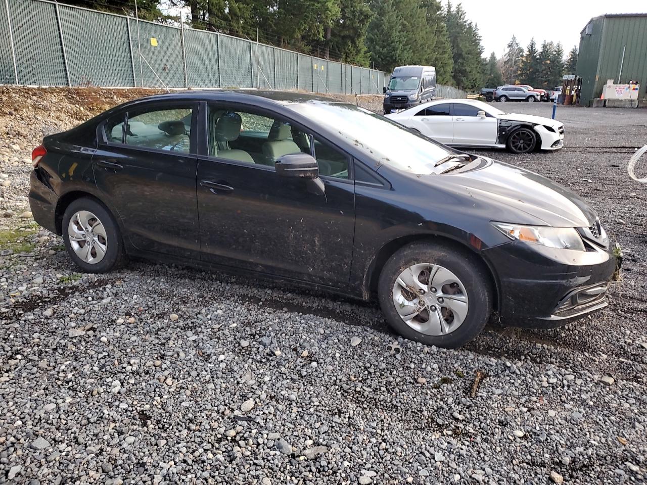 Lot #3302978629 2015 HONDA CIVIC LX