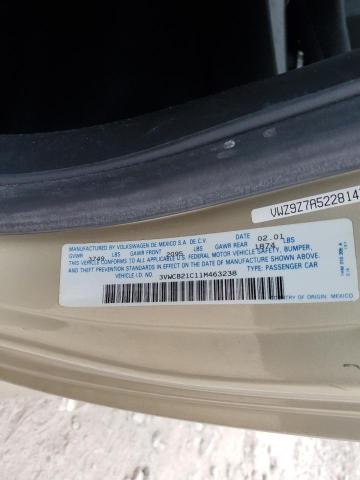 2001 VOLKSWAGEN NEW BEETLE #3310600325