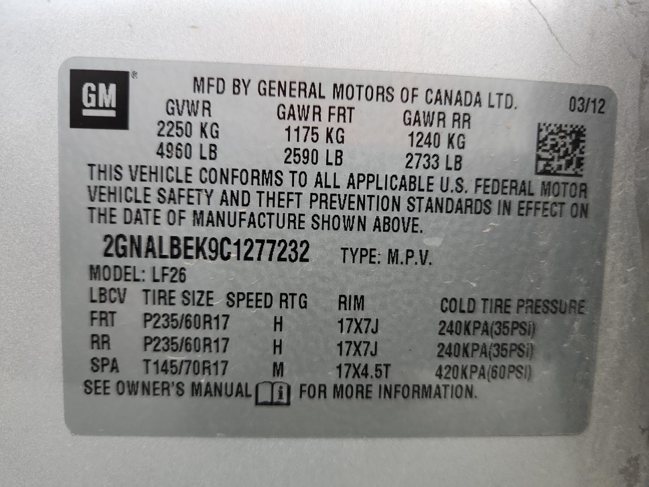 CHEVROLET EQUINOX LS