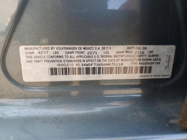 2006 VOLKSWAGEN JETTA 2.5 #3302726004