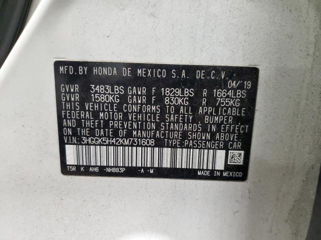 2019 HONDA FIT LX #3303879744