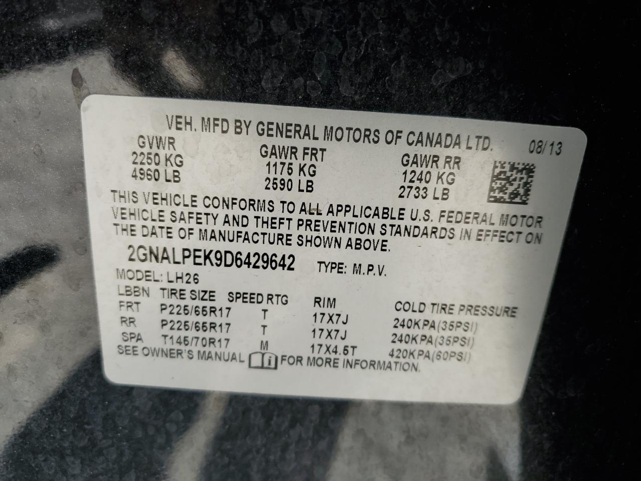 CHEVROLET EQUINOX LT