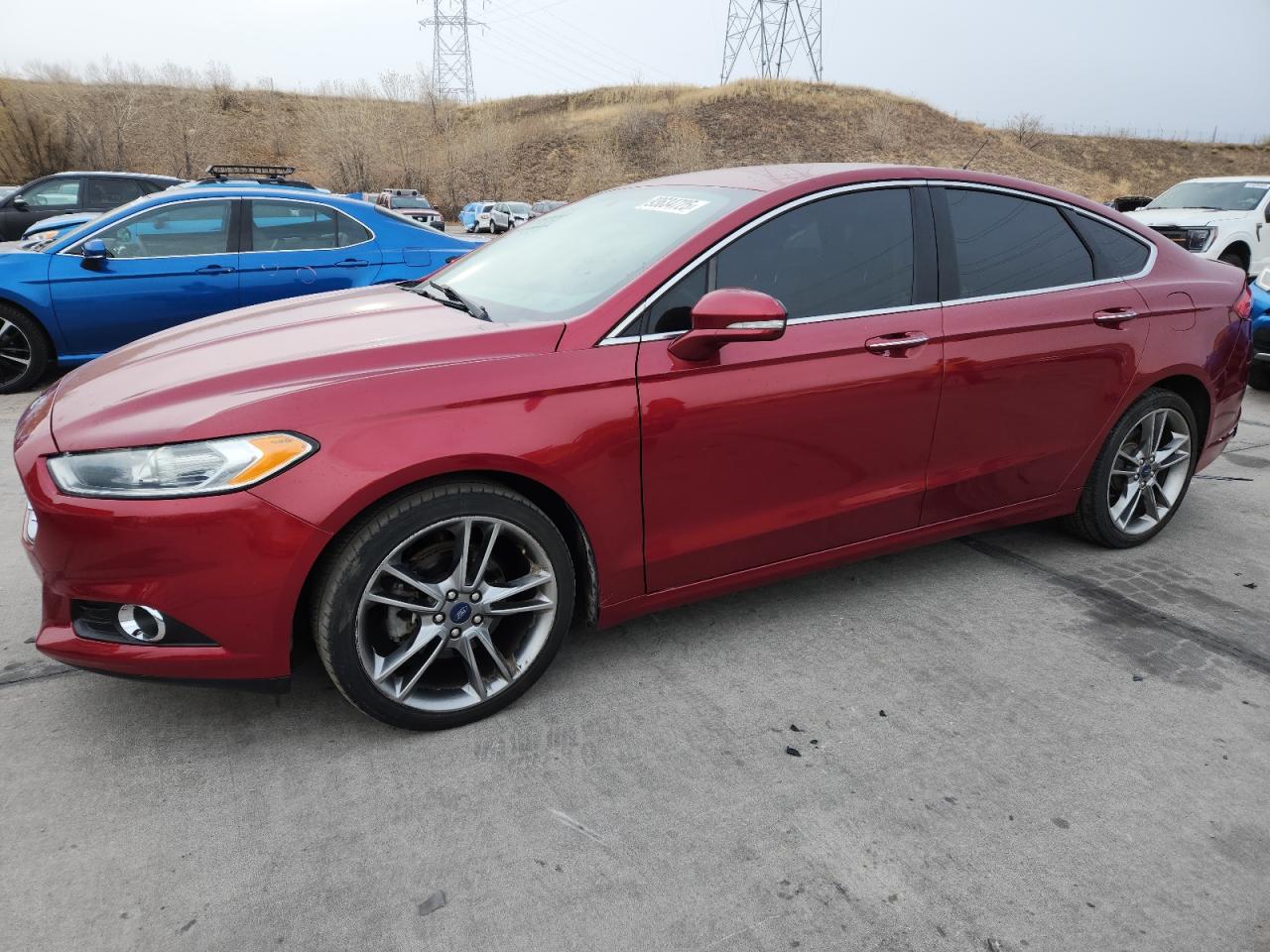 Lot #3293392427 2014 FORD FUSION TIT