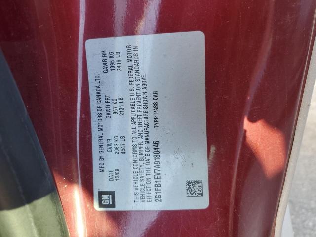 2010 CHEVROLET CAMARO LT #3287900251