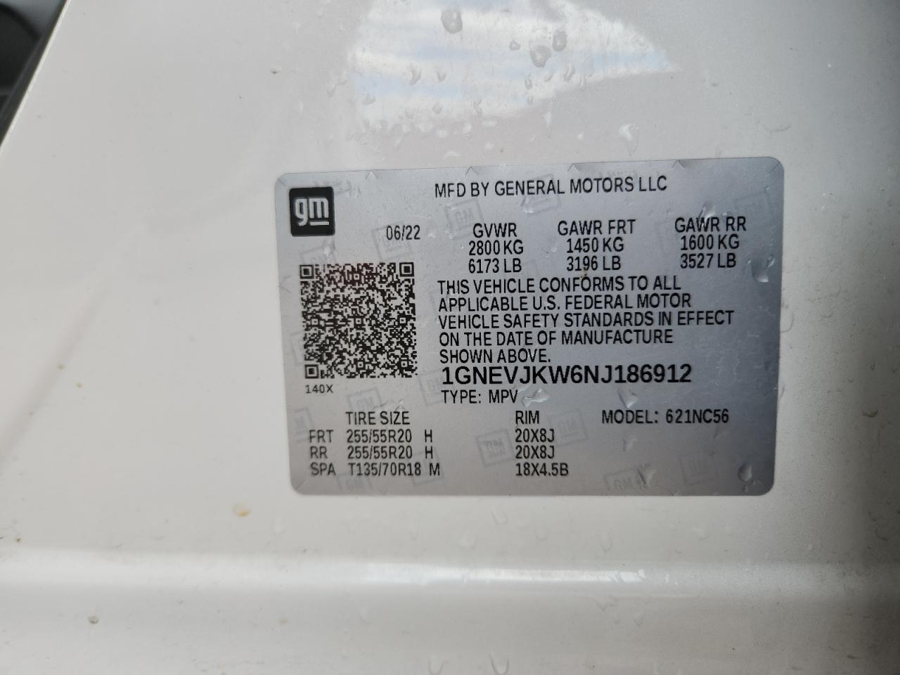 CHEVROLET TRAVERSE RS