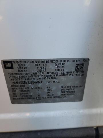 2018 CHEVROLET EQUINOX LT #3302825935