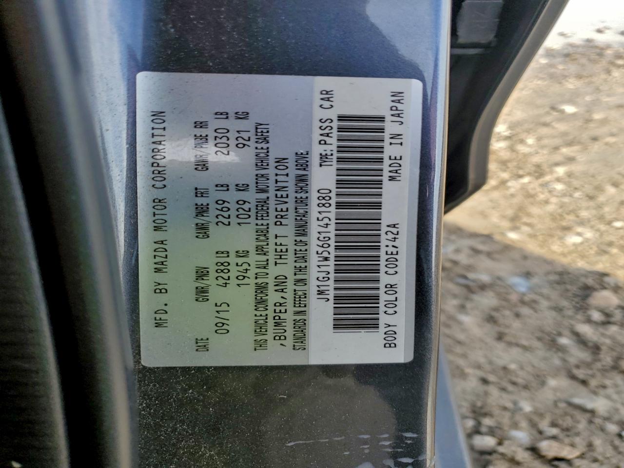 MAZDA 6 GRAND TOURING