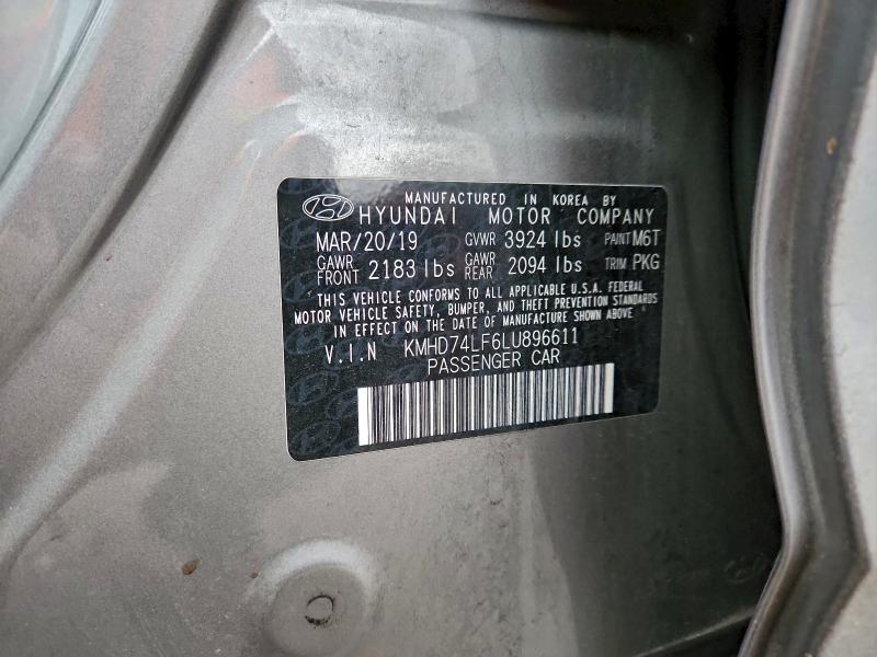 2020 HYUNDAI ELANTRA SE #3310326960