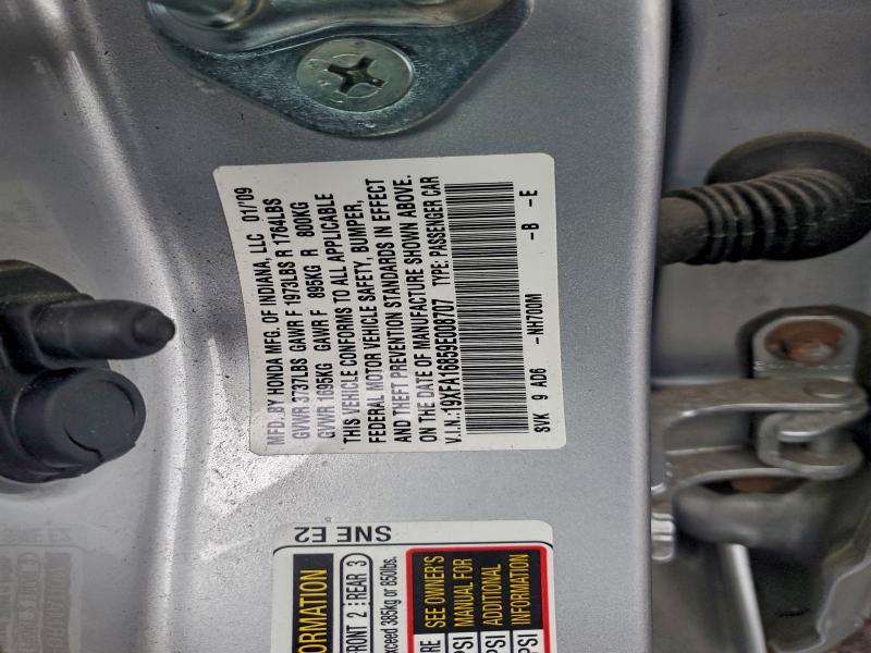 2009 HONDA CIVIC EX #3304631947