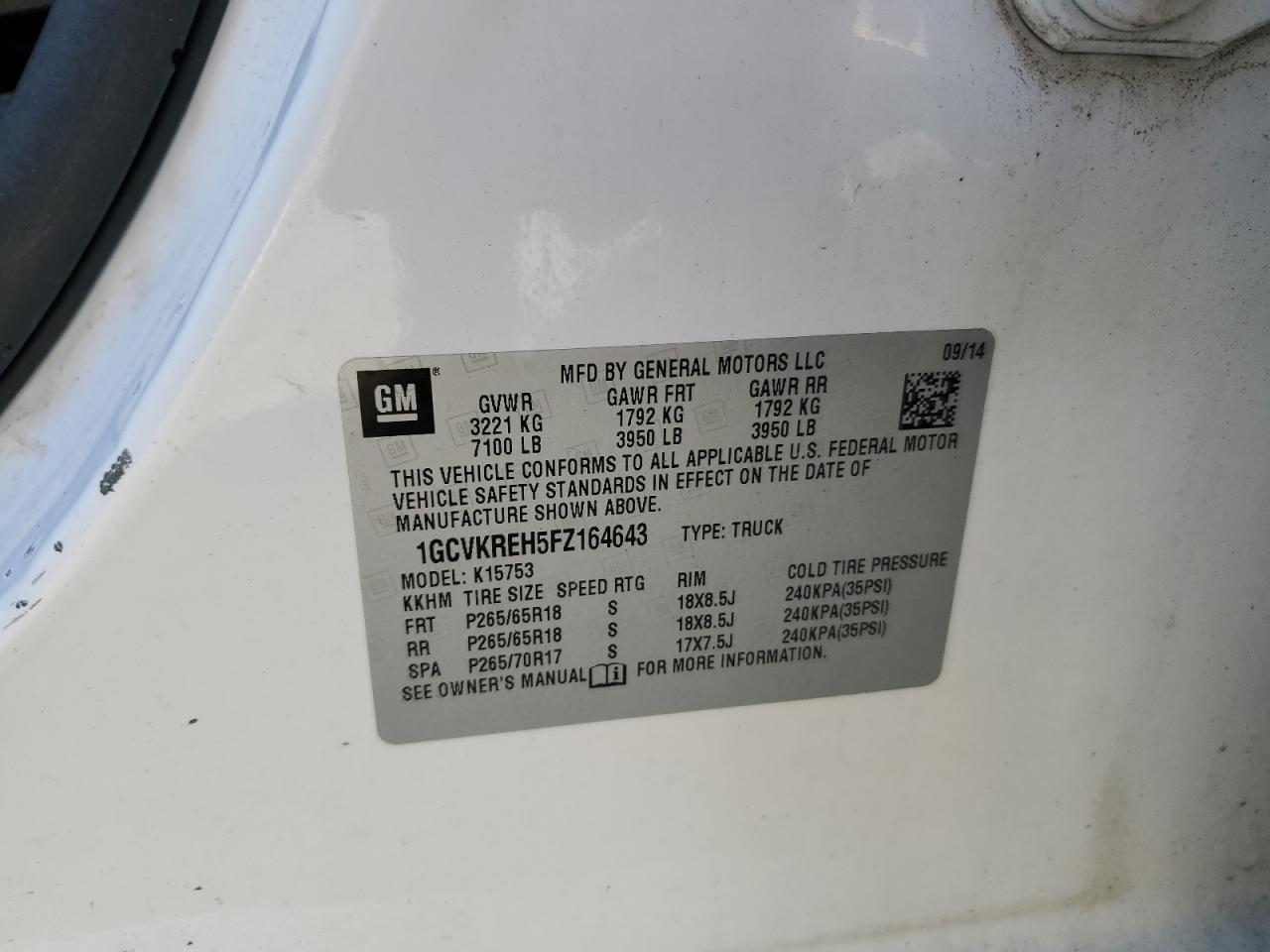 CHEVROLET SILVERADO K1500 LT