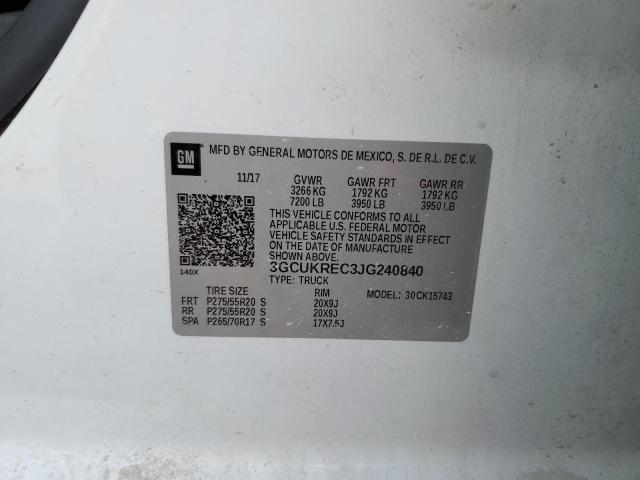 2018 CHEVROLET SILVERADO #3304365588