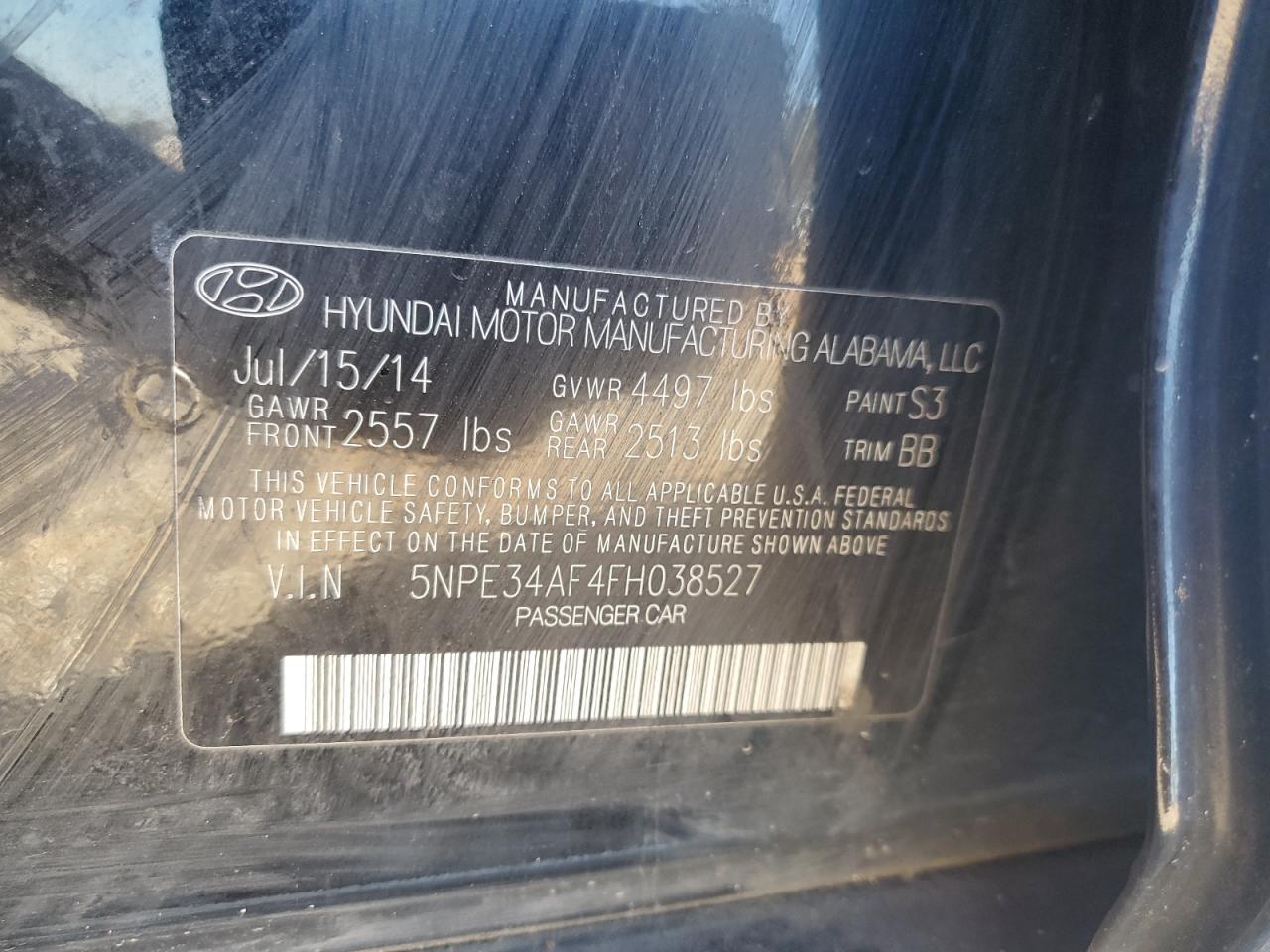 HYUNDAI SONATA SPORT