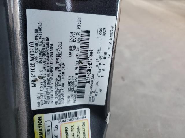 2015 FORD FUSION TIT #3304776931