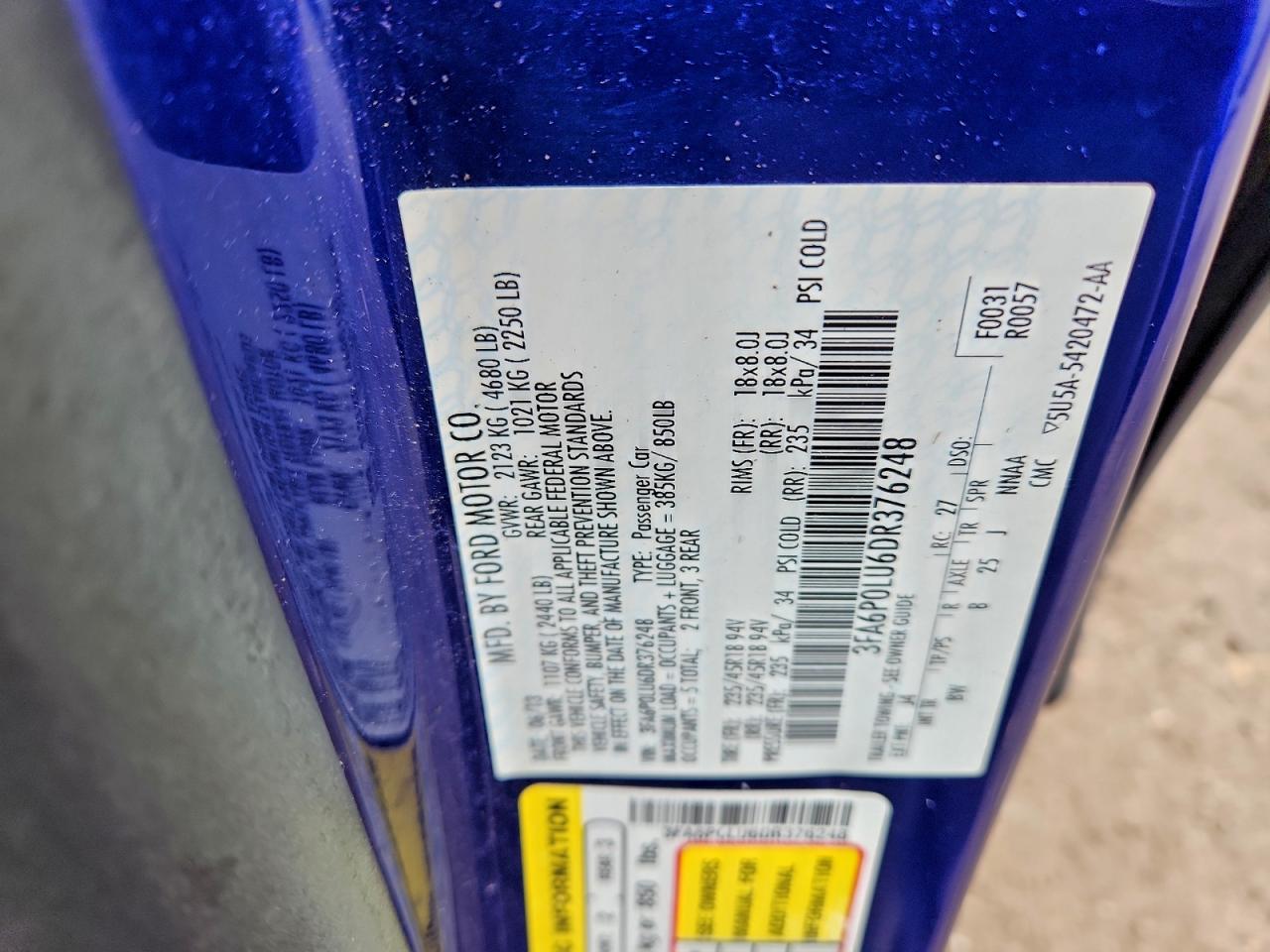 FORD FUSION SE HYBRID