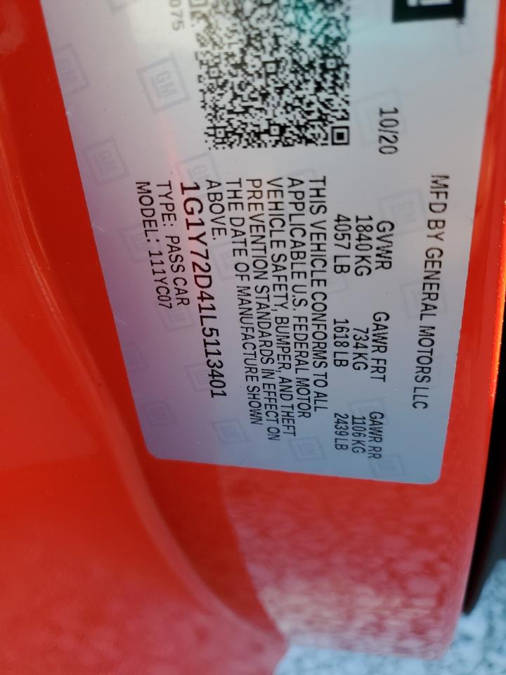 CHEVROLET CORVETTE STINGRAY 2LT