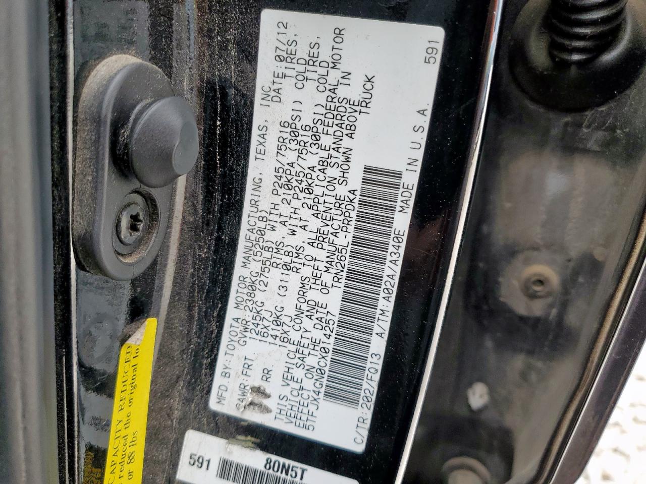 TOYOTA TACOMA DOUBLE CAB