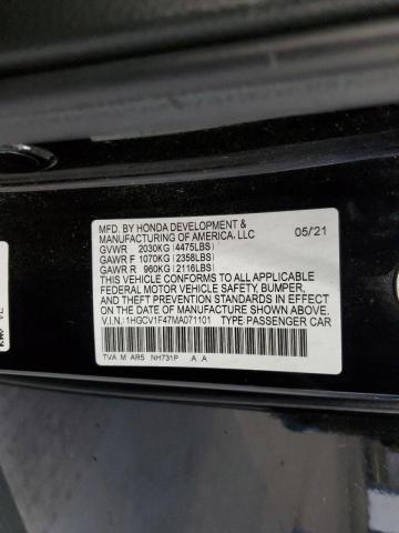 2021 HONDA ACCORD SPO #3298225022